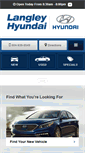 Mobile Screenshot of langleyhyundai.com